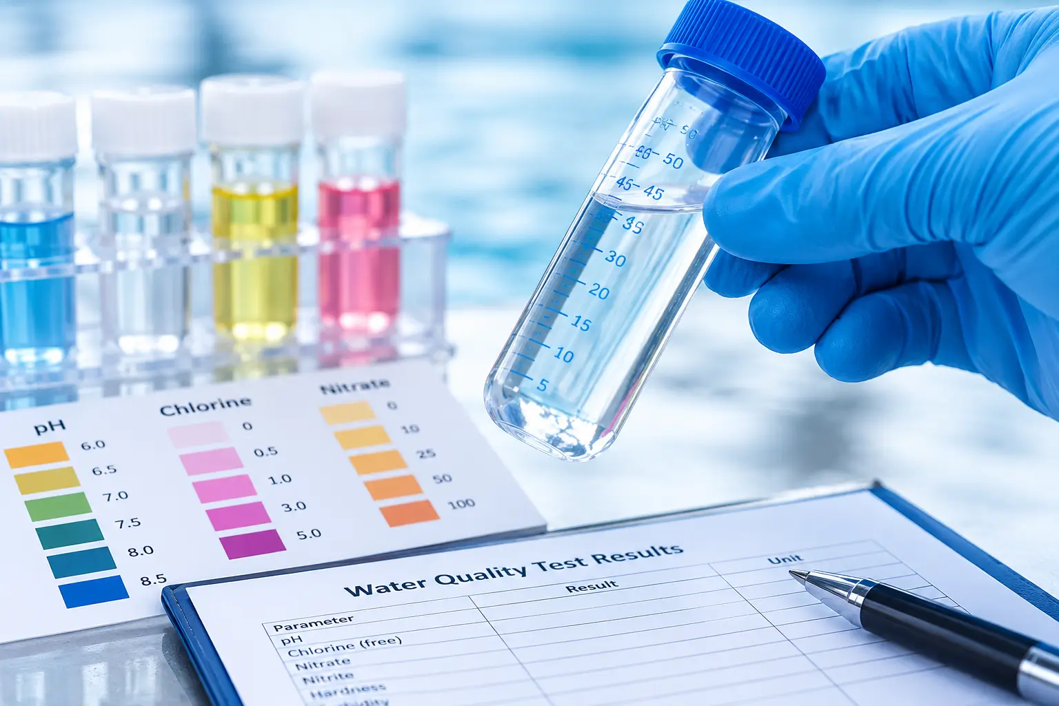 water quality testing for our tailored process water treatment systems